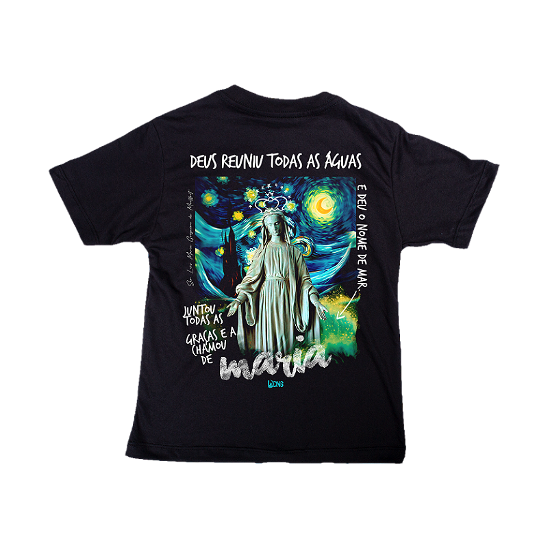 Camiseta Infantil Deus Juntou todas a Graças ref290 Lançamento