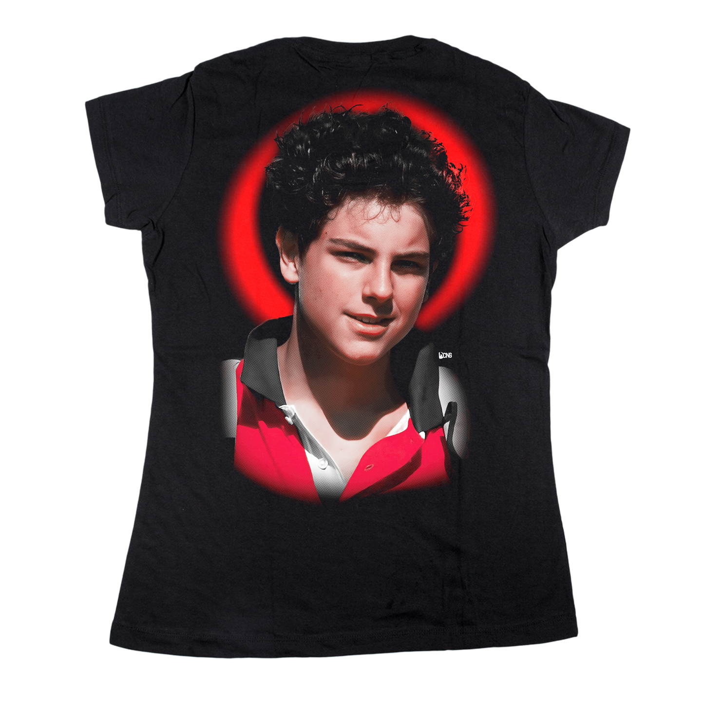 Women’s Fitted Tee São Carlo Acutis Foto - Preto ref 3254