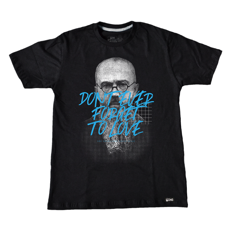 Camiseta São Maximiliano Kolbe - Preto ref 3202