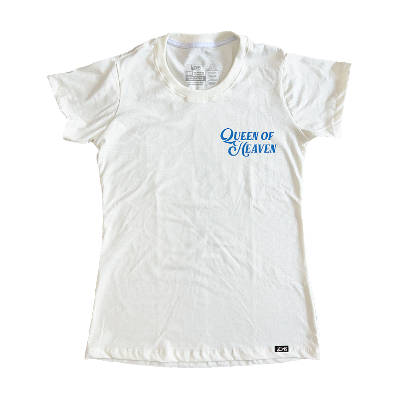 Women’s Fitted Tee – Queen of Heaven - Off White - Ref. 3199
