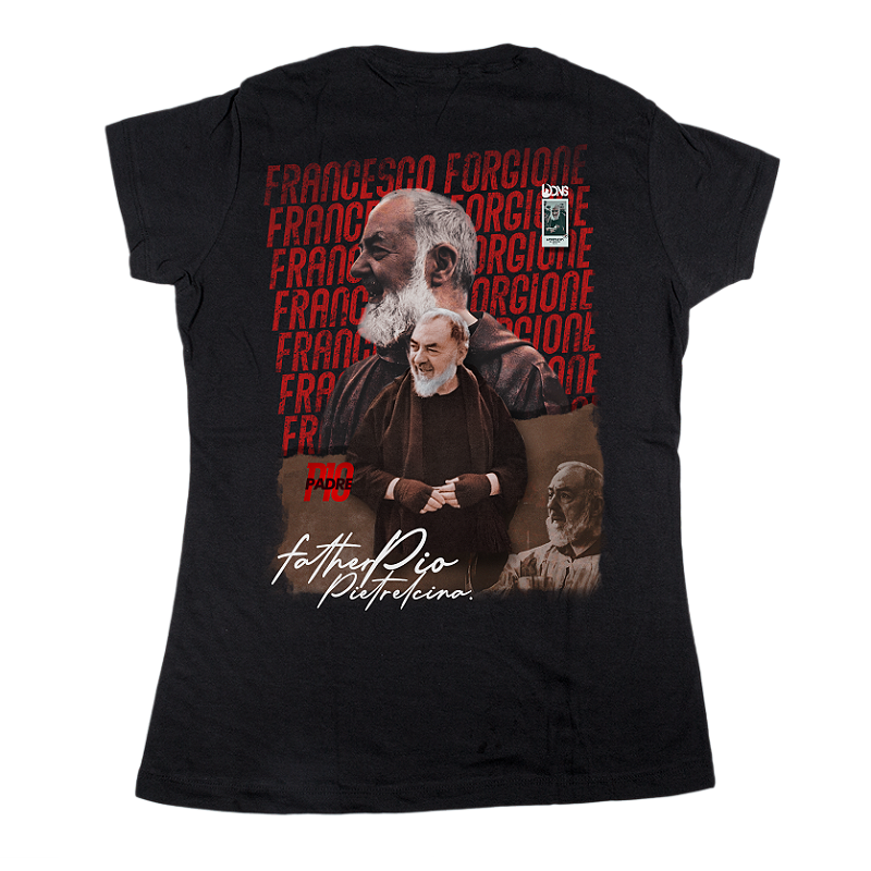 Women’s Fitted Tee – Usedons Saint Padre Pio