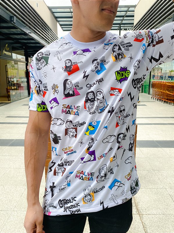 Camiseta Usedons Santos Cartoon