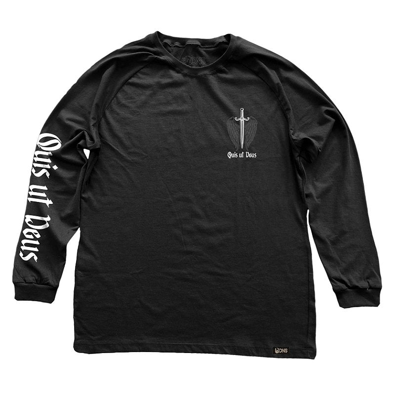 Manga Longa Masculina São Miguel Arcanjo Monocromático - ref 217