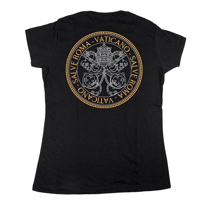 Women’s Fitted Tee – Usedons Vatican “Hail Rome”
