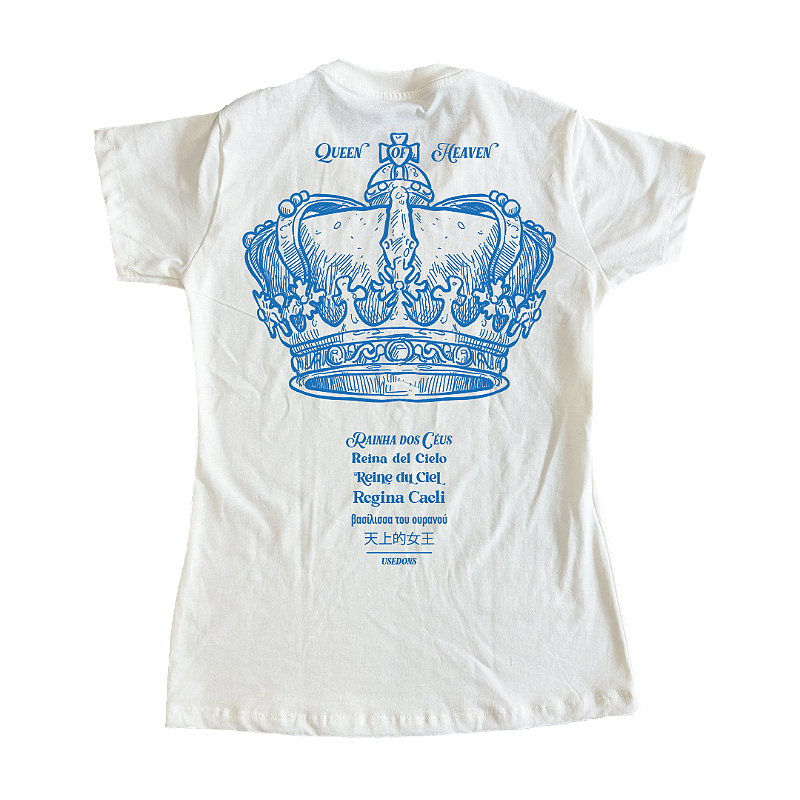 Women’s Fitted Tee – Queen of Heaven - Off White - Ref. 3199