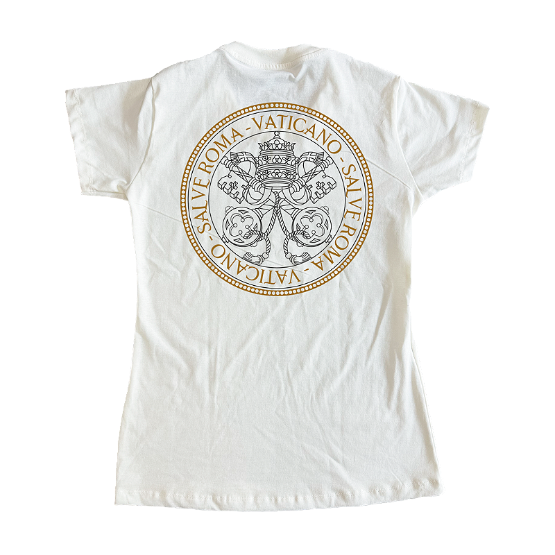 Women’s Fitted Tee – Usedons Vatican “Hail Rome”