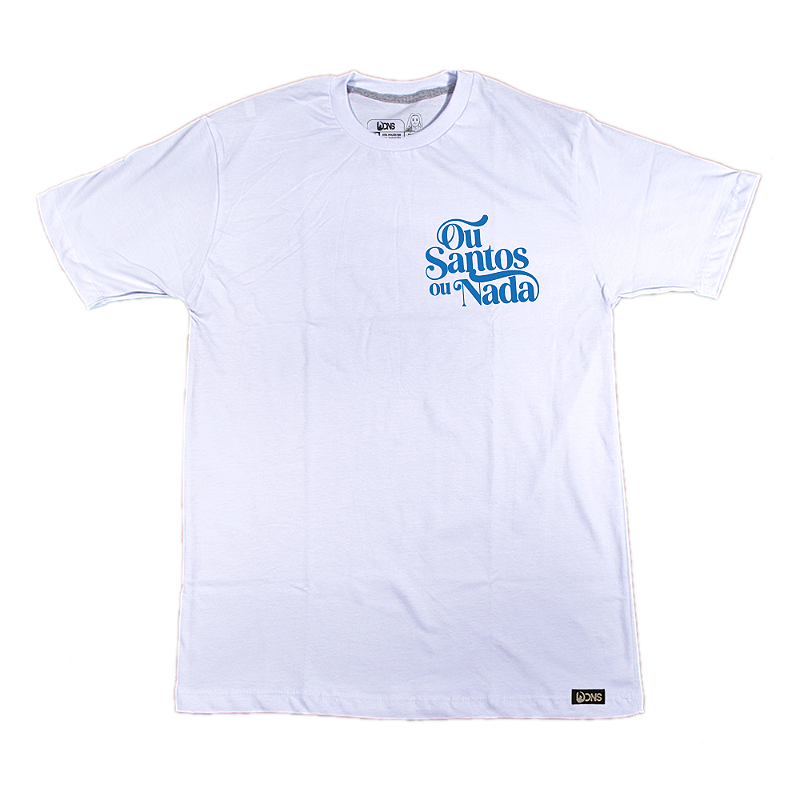 Camiseta Ou Santos ou Nada - Branco ref 3201