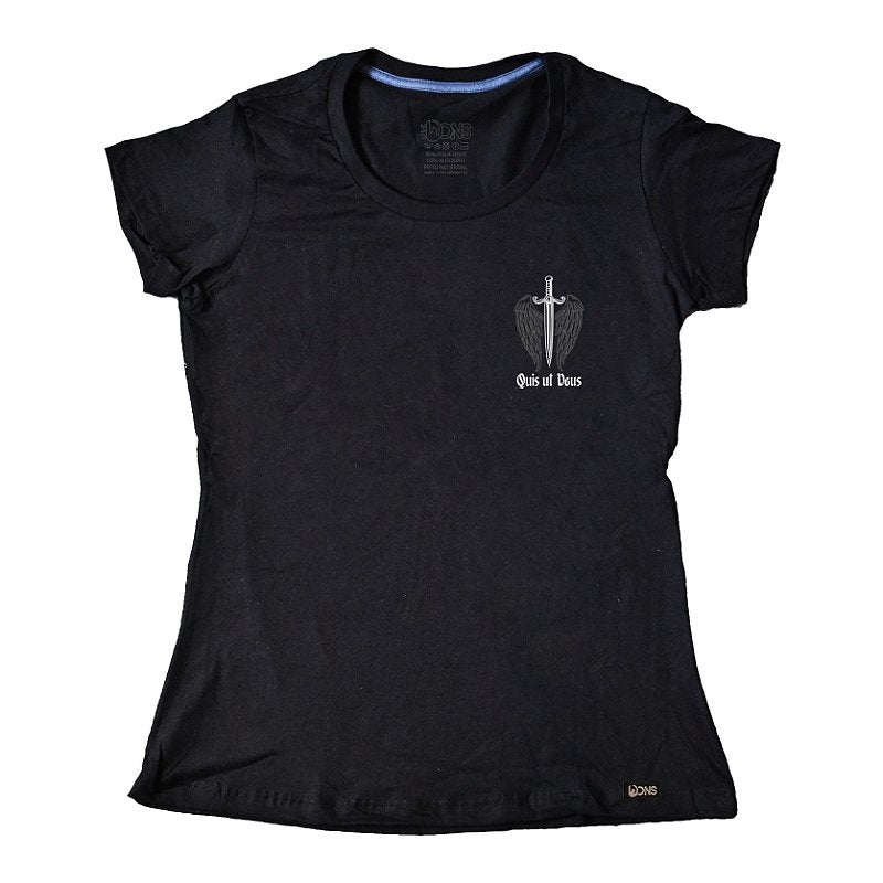 Baby Look São Miguel Arcanjo Monocromático - ref 217