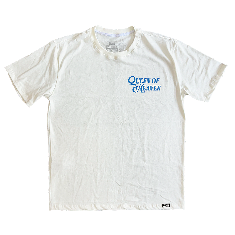 Oversized T-Shirt – Queen of Heaven - Off White - Ref. 3199