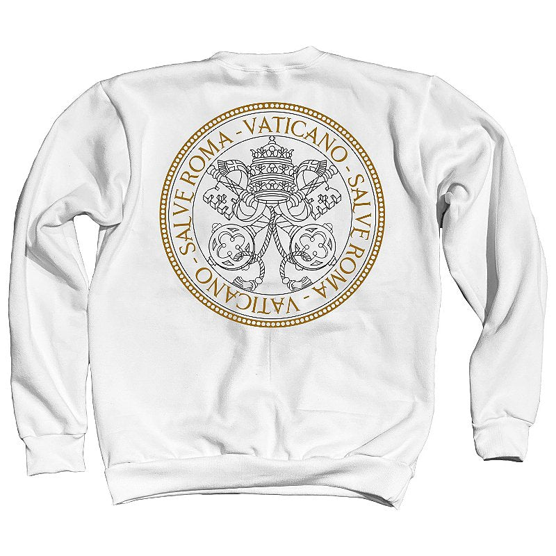 Moletom Gola Careca  Vaticano - Salve Roma ref 255