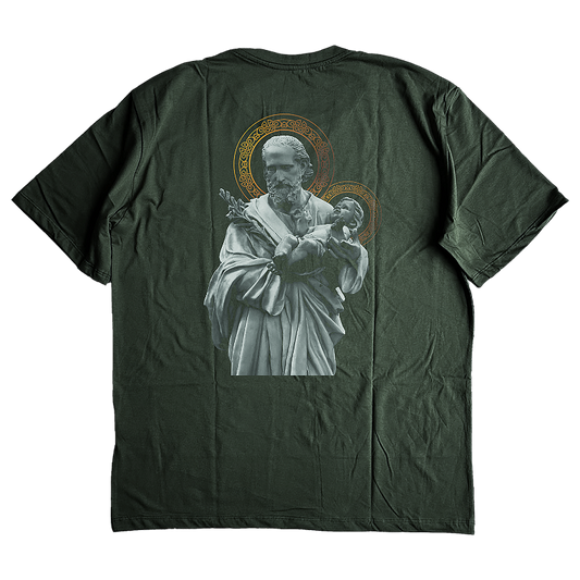 Camiseta Oversized Usedons São José - Verde ref281