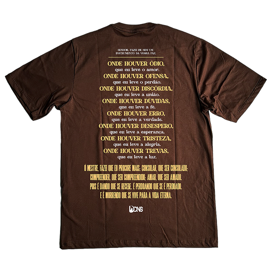 Usedons Saint Francis of Assisi T-Shirt - Brown - Ref. 3178