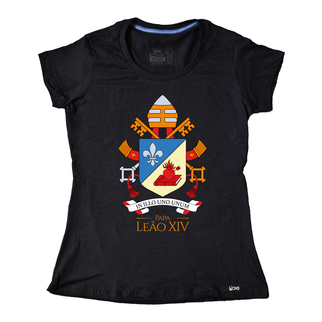 Baby Look Brasão papa Leão XIV ref 3242
