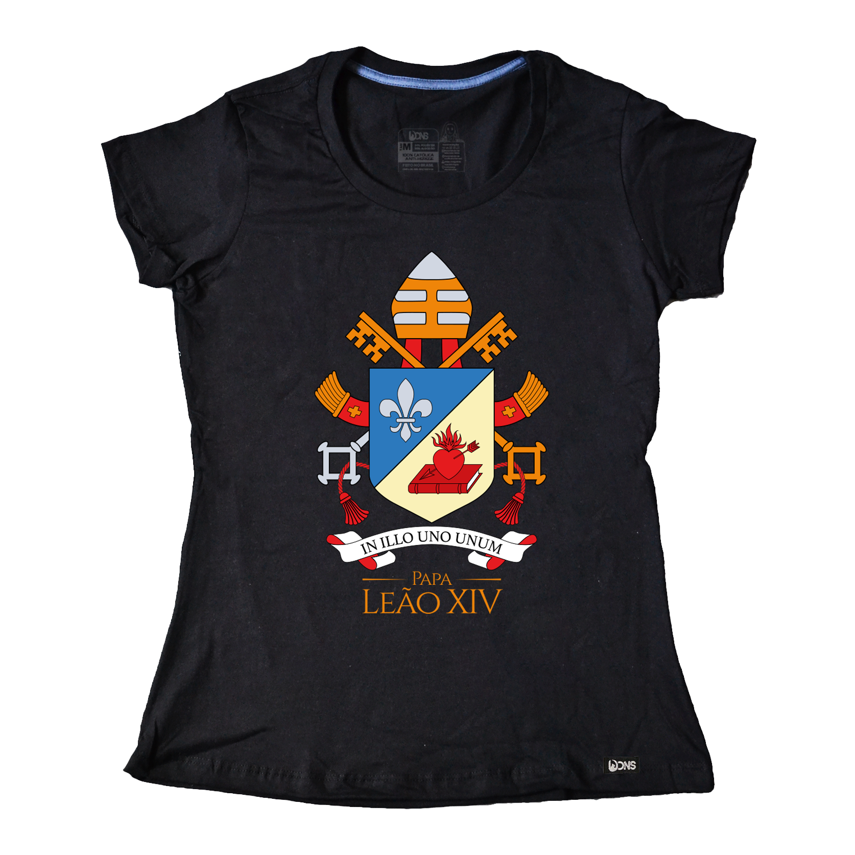 Baby Look Brasão papa Leão XIV ref 3242