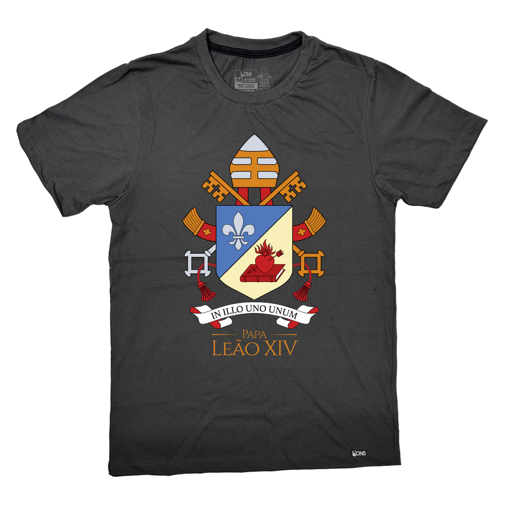 Kit Camiseta Brasão papa Leão XIV + Caneca ref 3242
