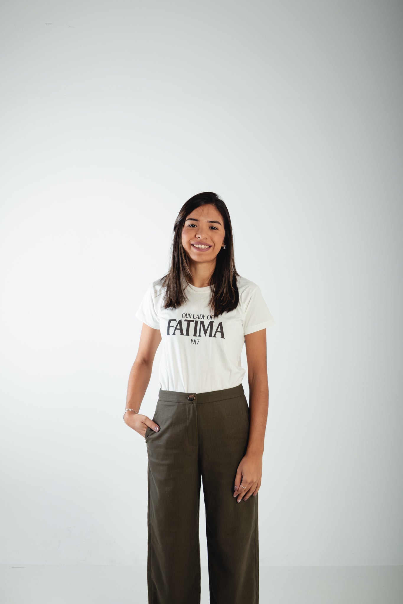 Women’s Fitted Tee Nossa Senhora de Fátima ref 3244