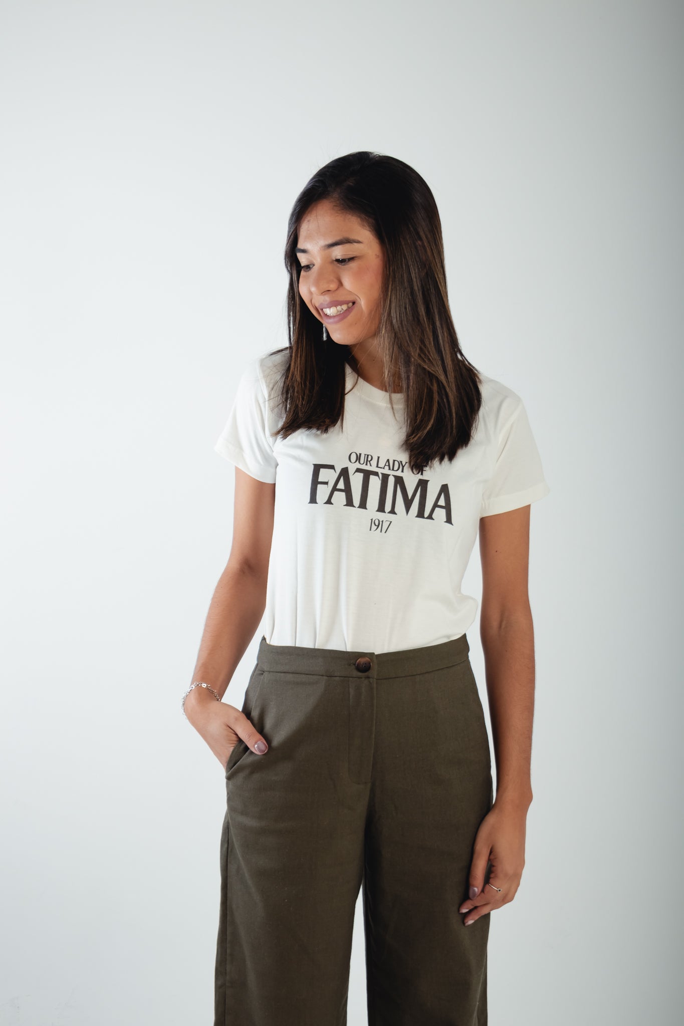 Women’s Fitted Tee Nossa Senhora de Fátima ref 3244
