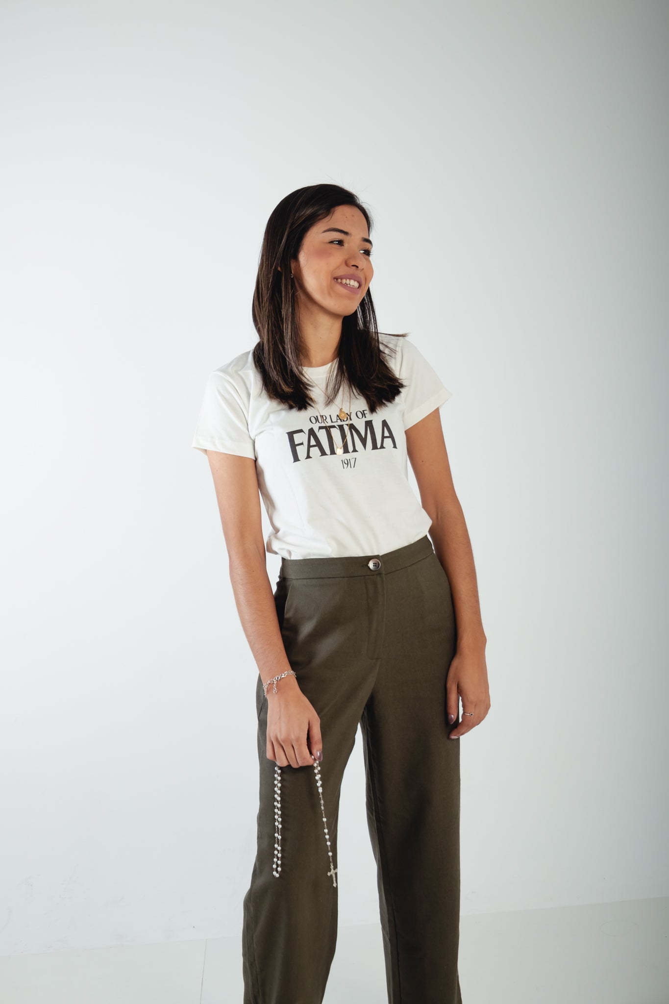 Women’s Fitted Tee Nossa Senhora de Fátima ref 3244