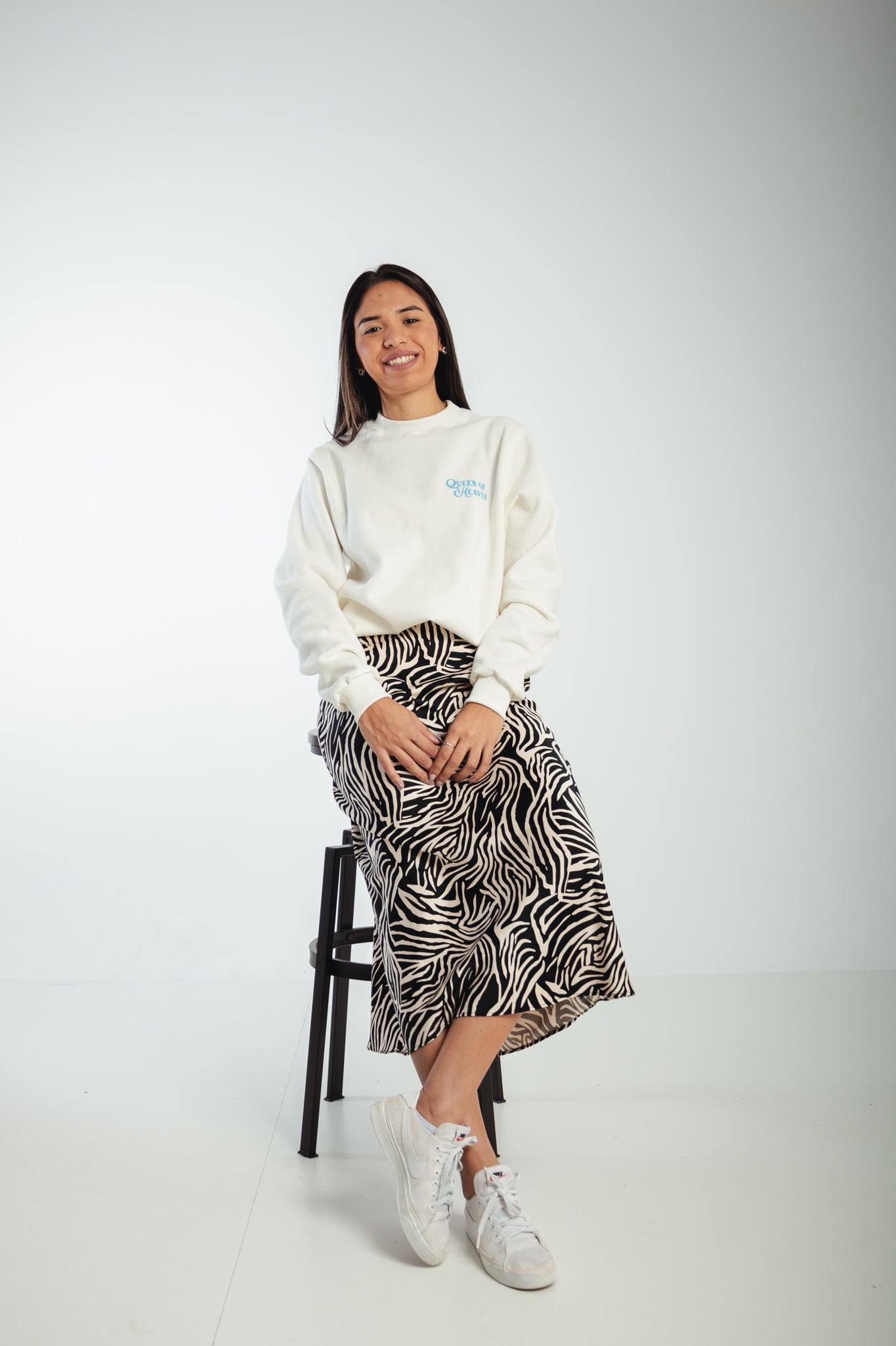 Moletom Gola Careca - Rainha dos Ceús - Off White ref 3199