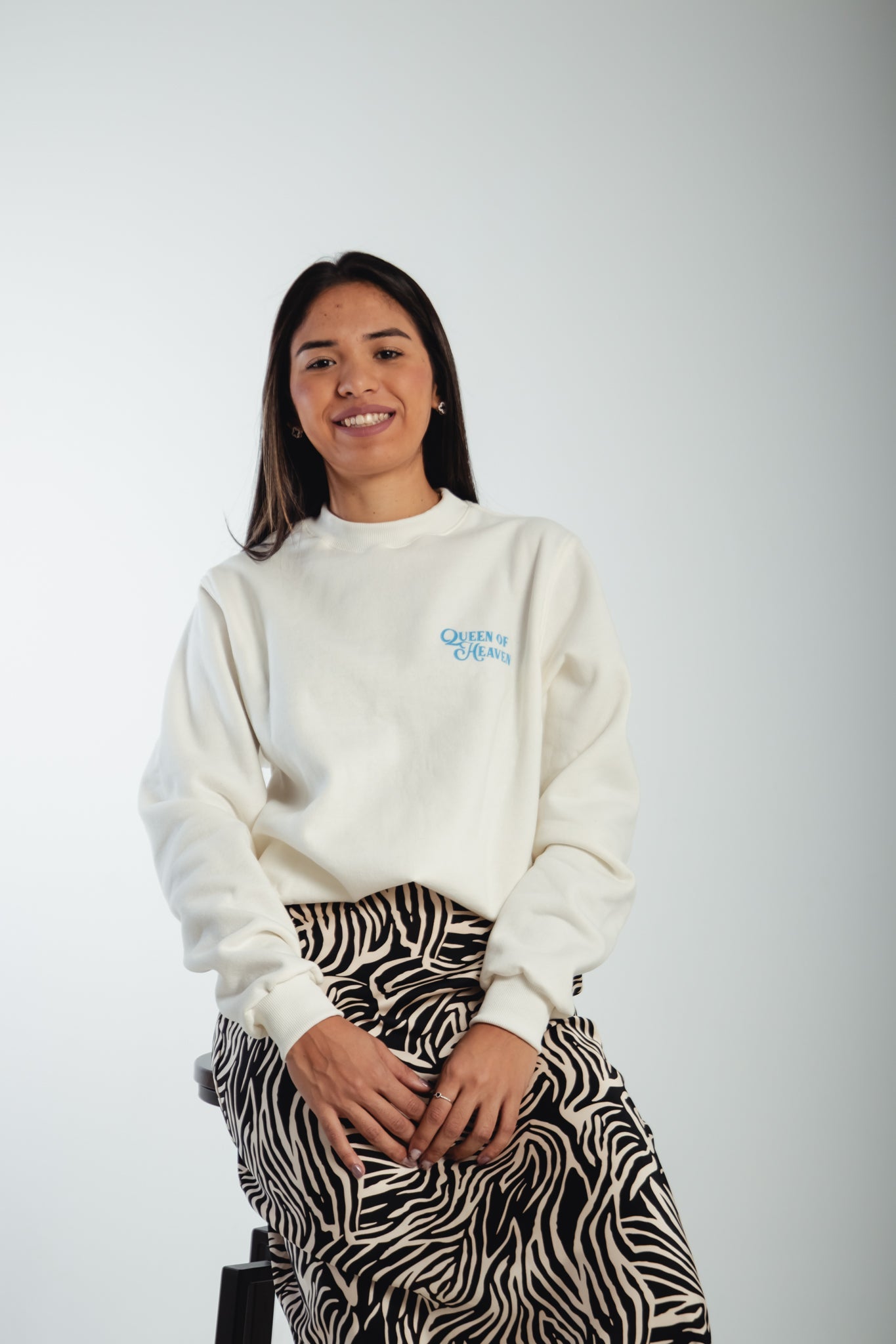 Moletom Gola Careca - Rainha dos Ceús - Off White ref 3199