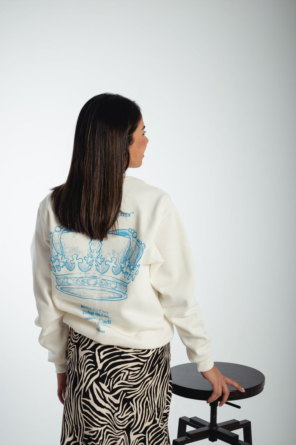 Moletom Gola Careca - Rainha dos Ceús - Off White ref 3199