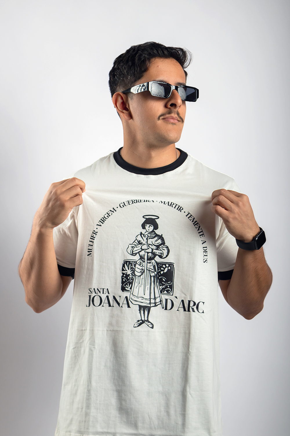 Saint Joan of Arc T-Shirt - Black - Ref. 3230
