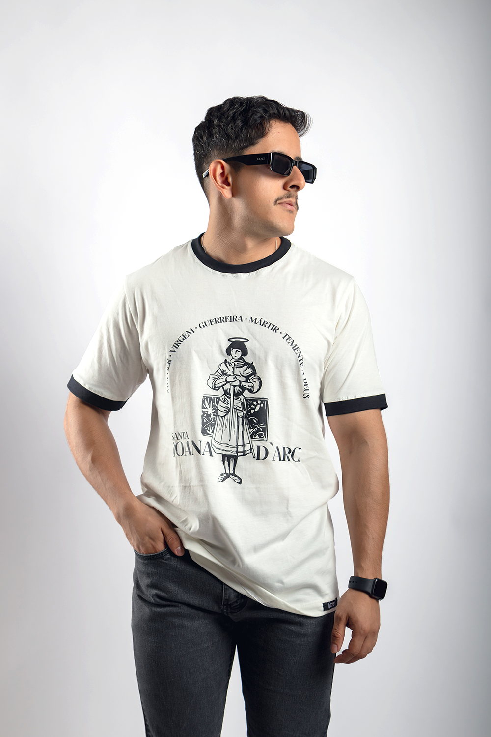 Saint Joan of Arc T-Shirt - Black - Ref. 3230