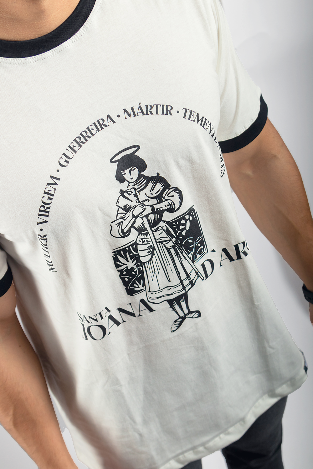 Saint Joan of Arc T-Shirt - Black - Ref. 3230