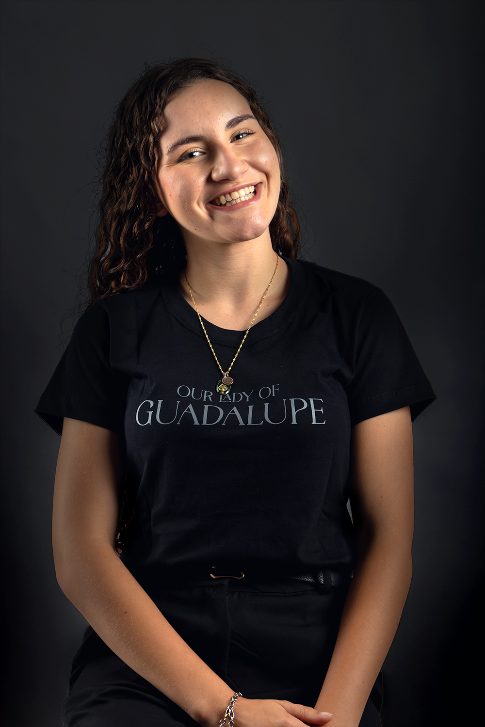 Baby Look Nossa Senhora de Guadalupe - Preto ref 3229