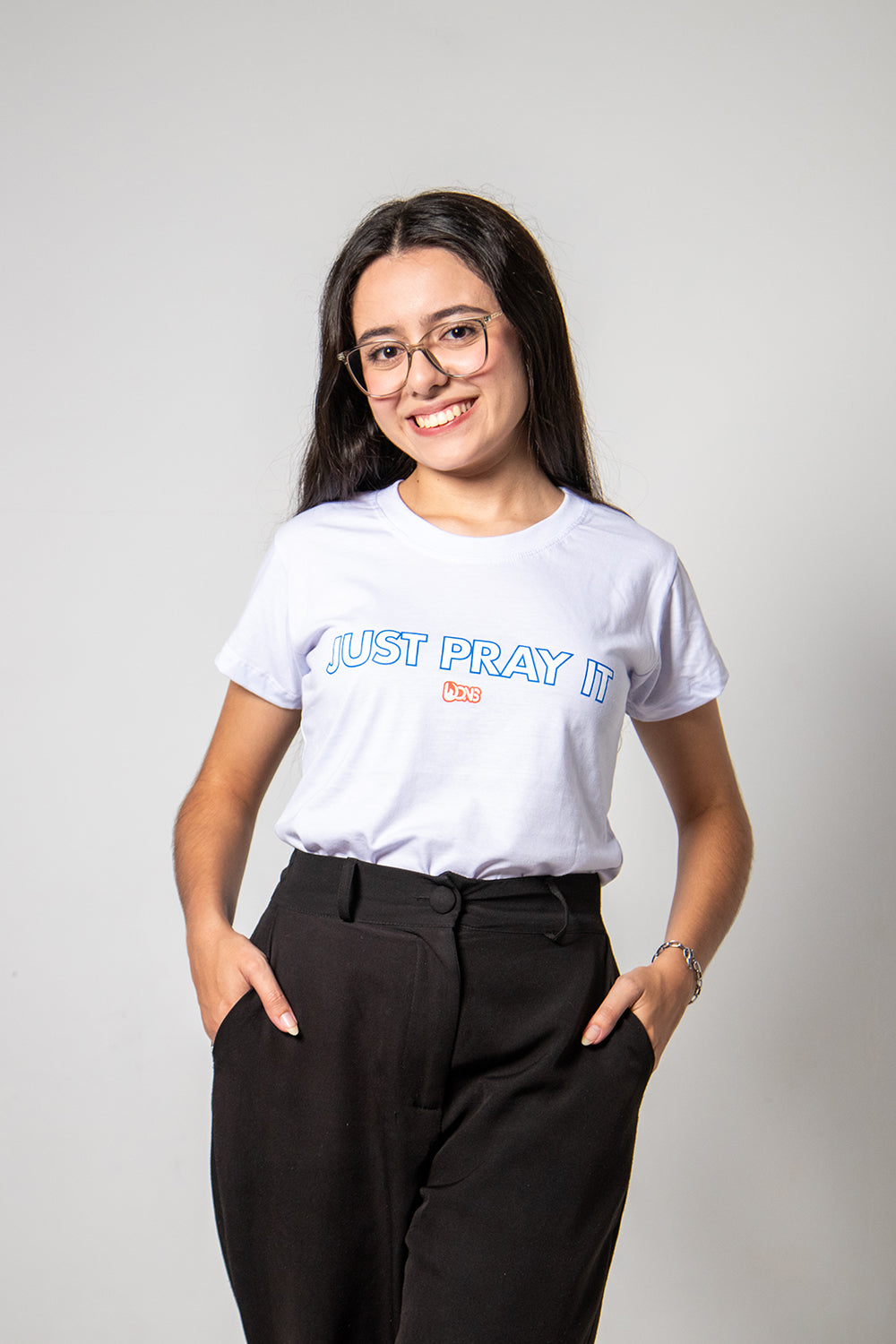 Women’s Fitted Tee – Carlo Acutis Photocopy