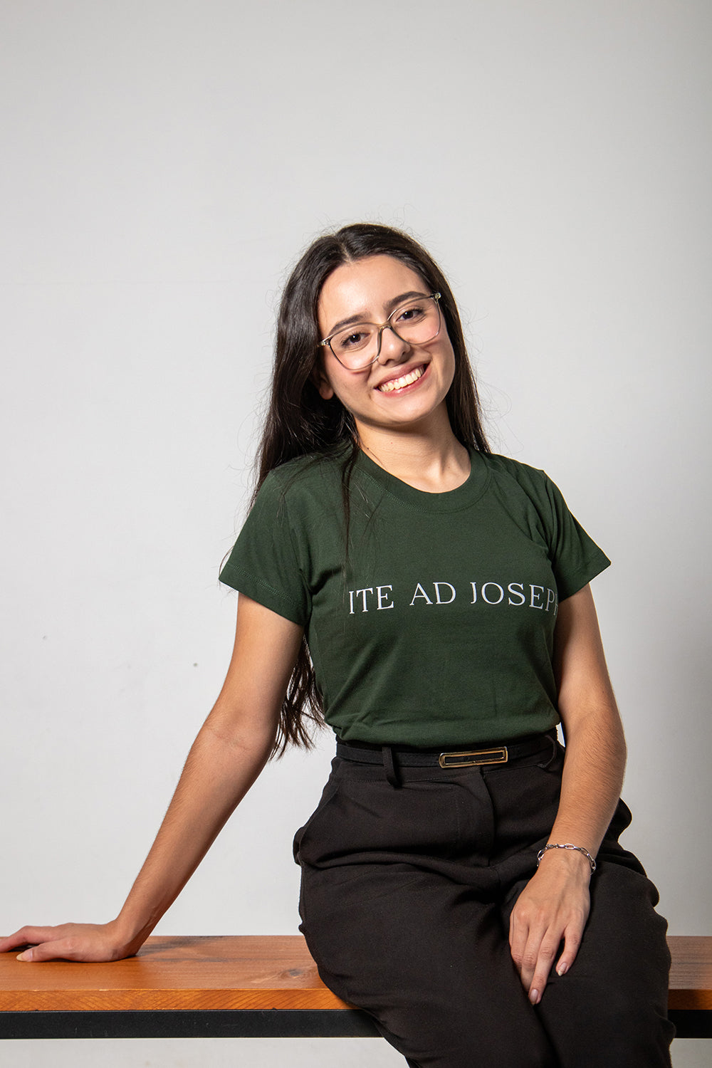 Women’s Fitted Tee – Usedons Saint Joseph - Green