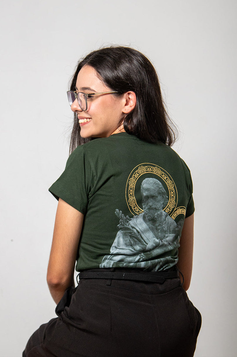 Women’s Fitted Tee – Usedons Saint Joseph - Green