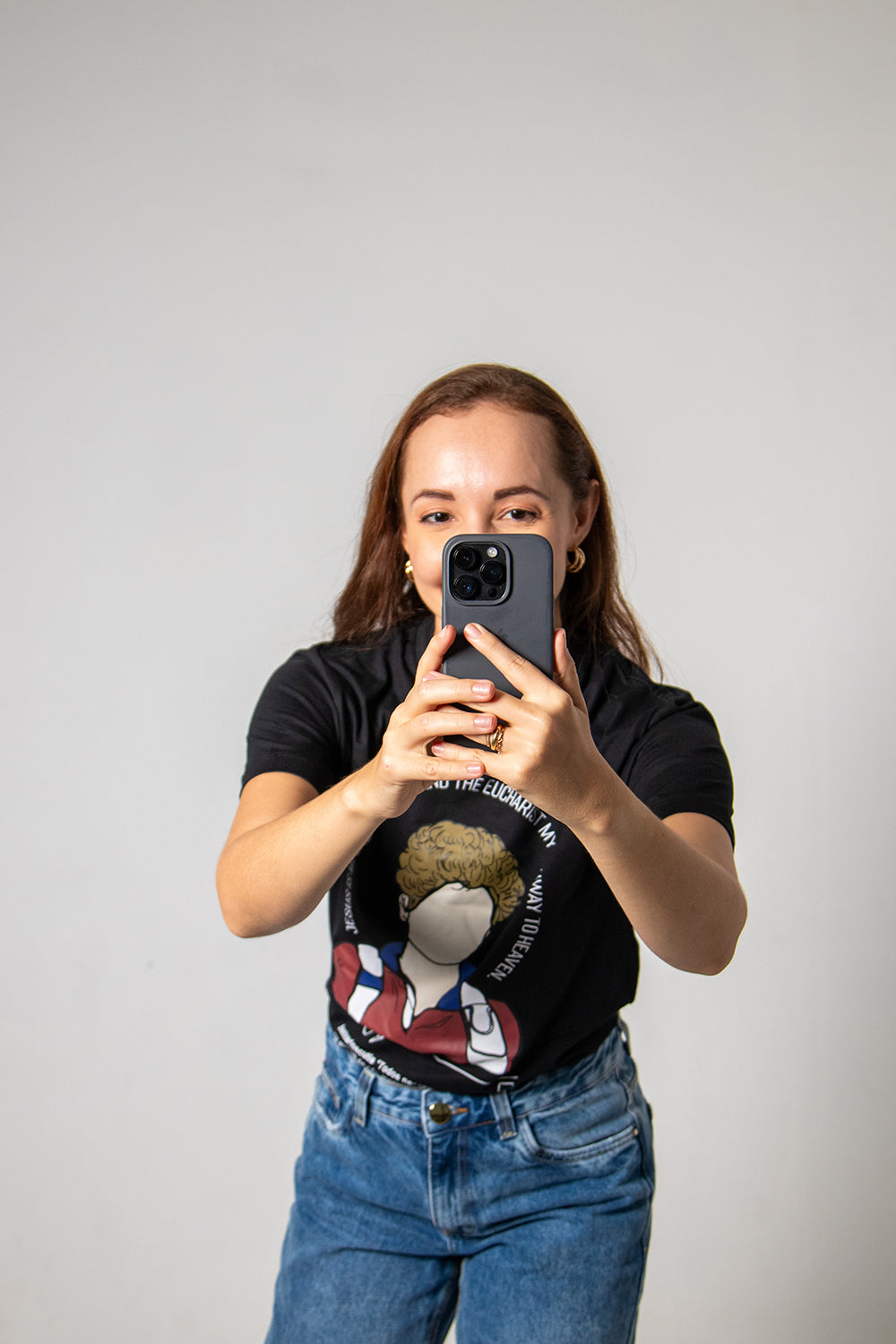 Camiseta Carlo Acutis Desenho