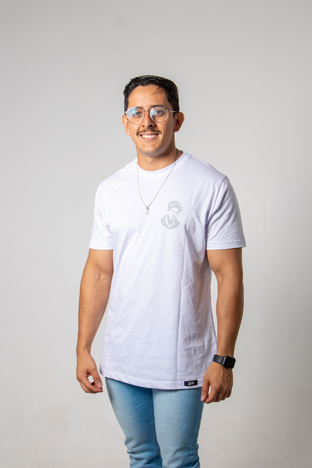 T-Shirt – Saint Carlo Acutis “Not I, but God” - White