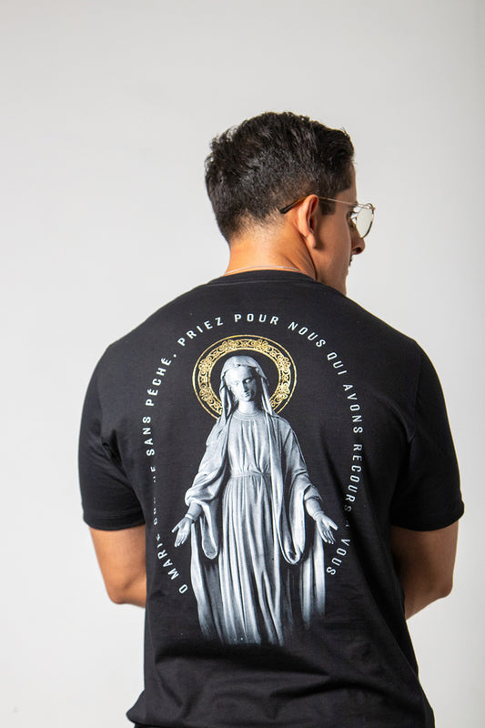 Camiseta Nossa Senhora das Graças - Preto ref 3245