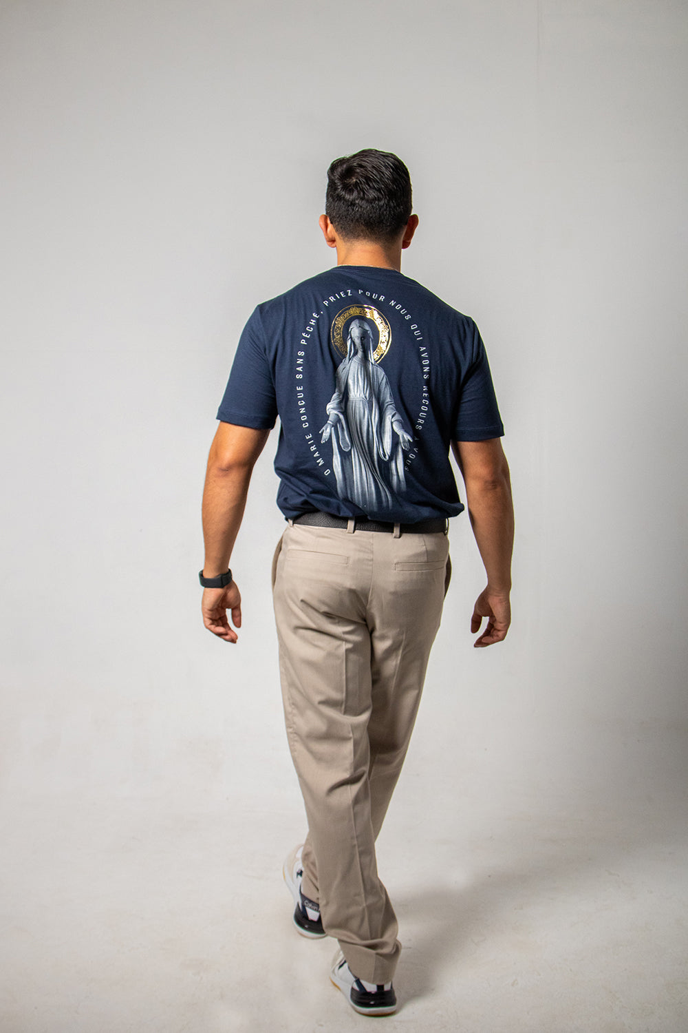 Camiseta Nossa Senhora das Graças - Azul Marinho ref 3245