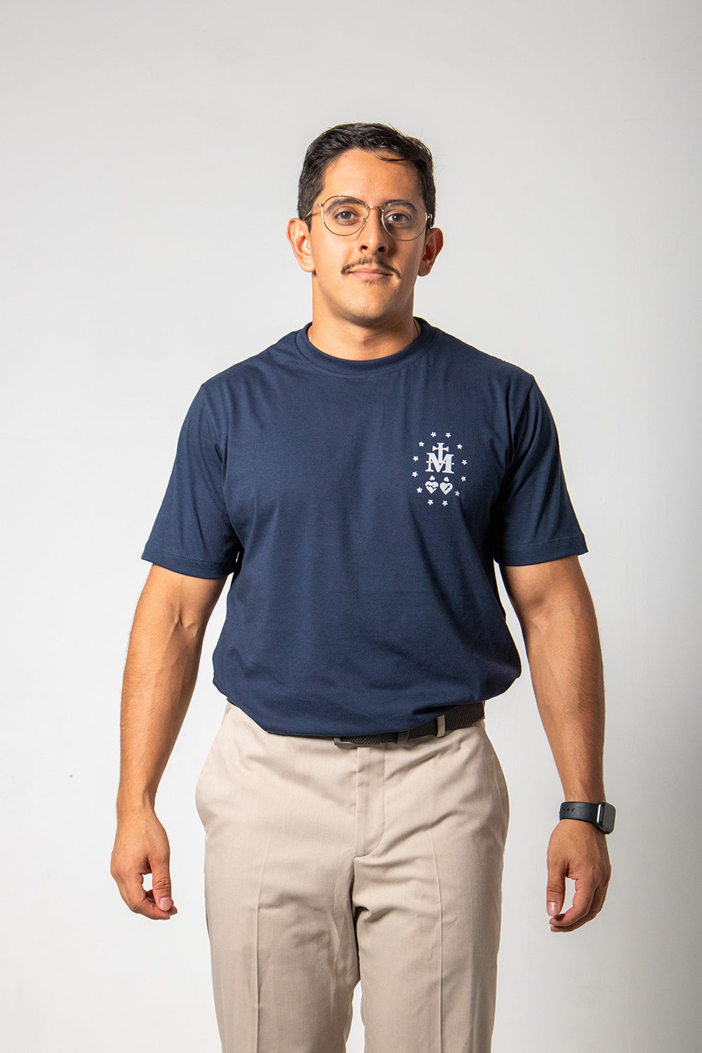 Camiseta Nossa Senhora das Graças - Azul Marinho ref 3245