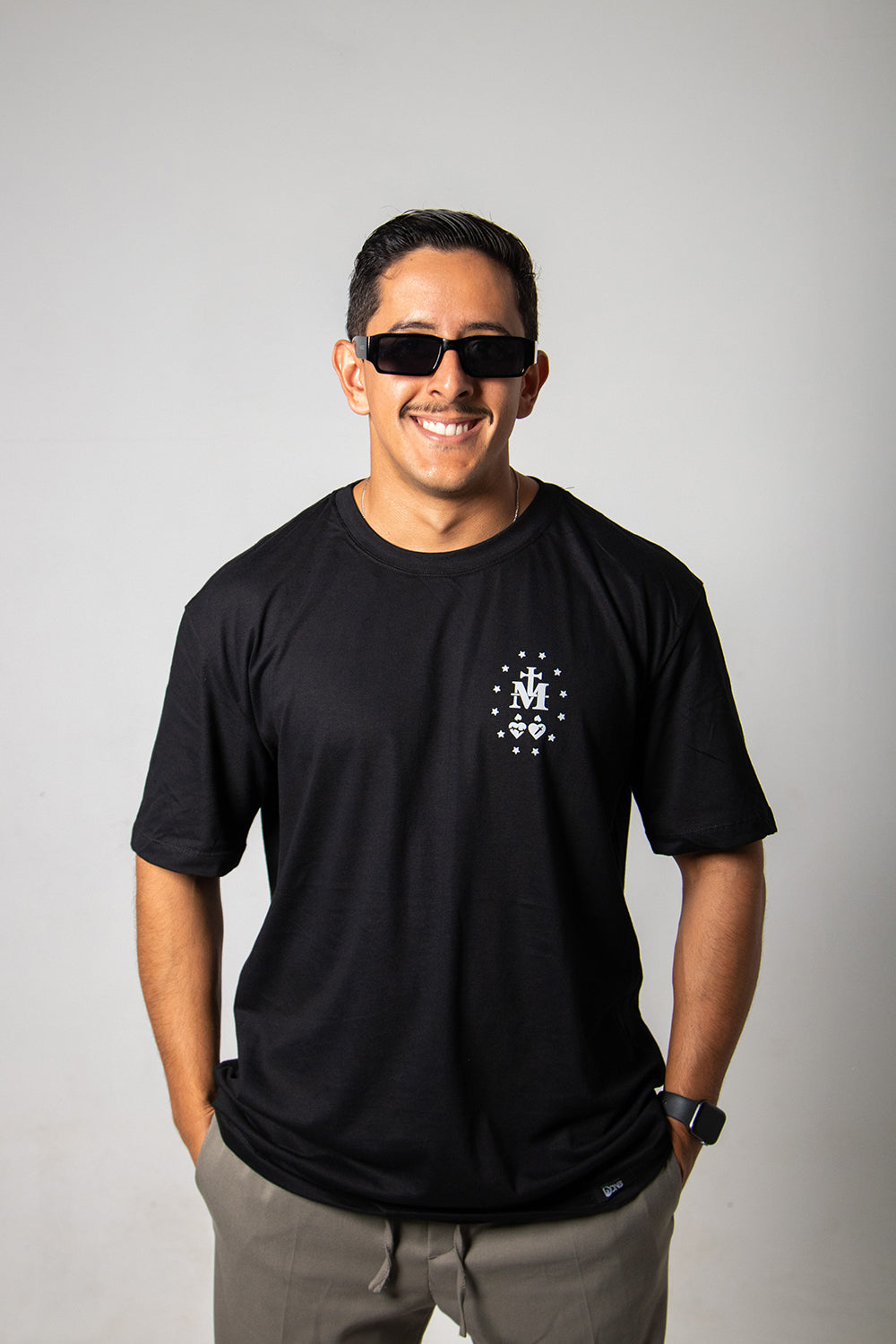 Oversized T-Shirt – Our Lady of Grace - Black
