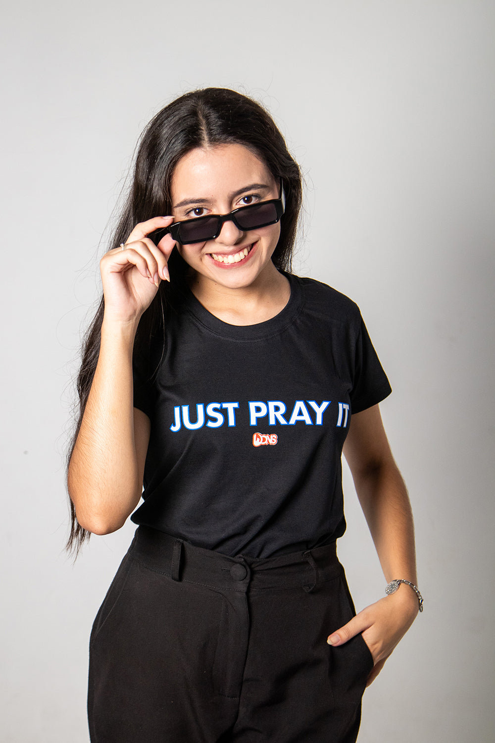 Women’s Fitted Tee – Carlo Acutis Photocopy