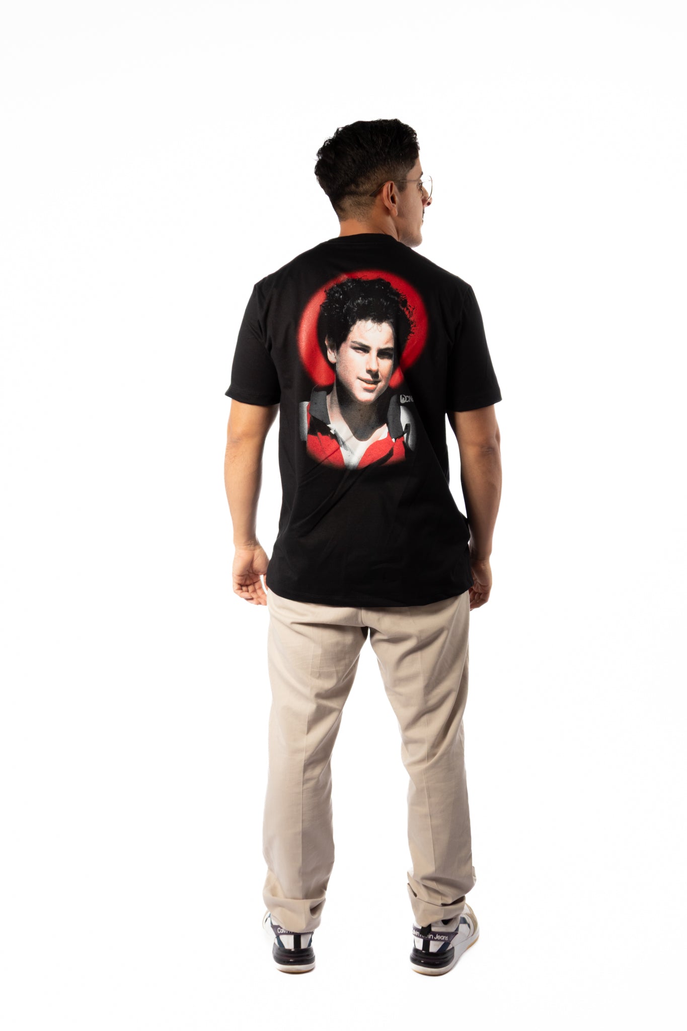 T-Shirt – Saint Carlo Acutis Photo - Black
