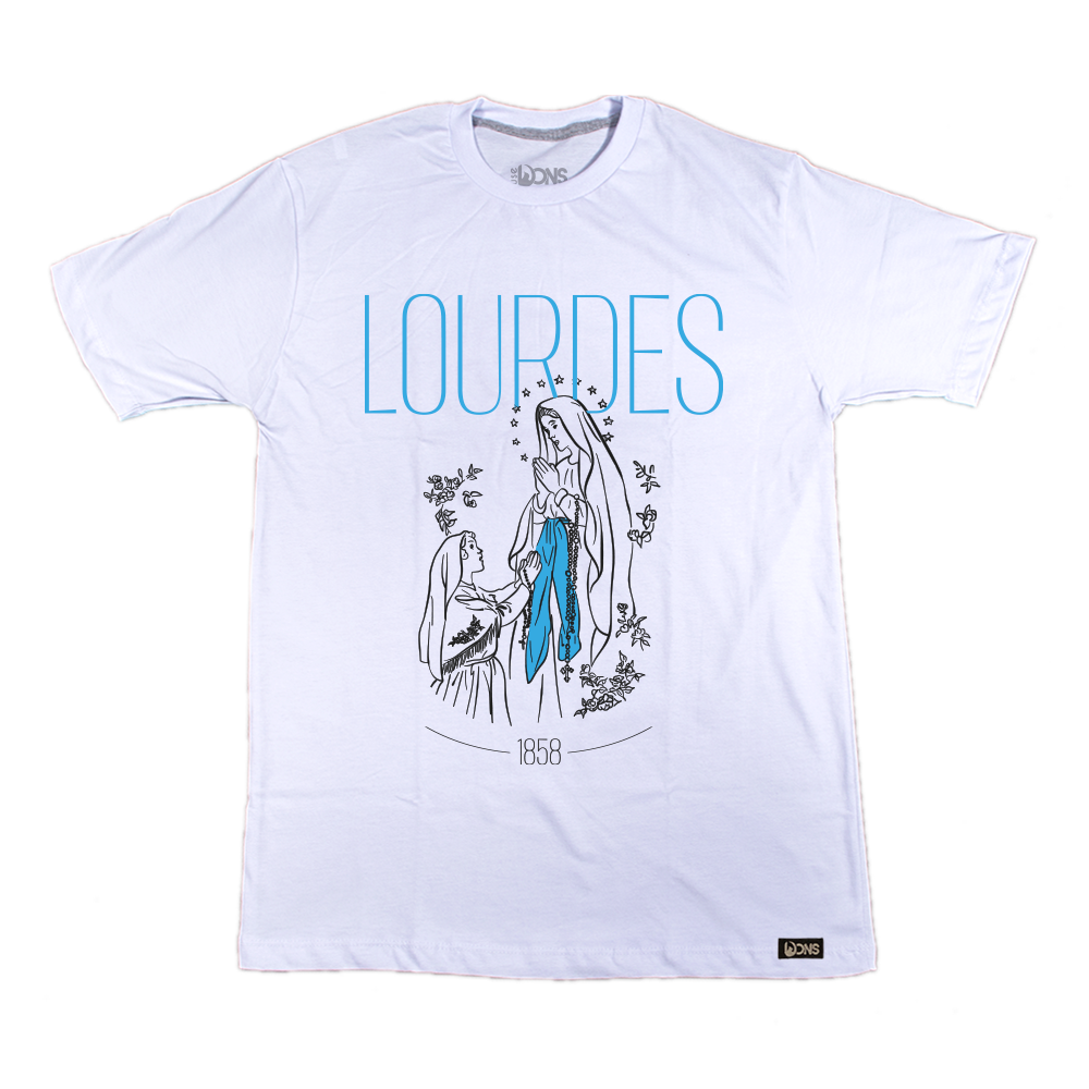 Our Lady of Lourdes T-Shirt - White