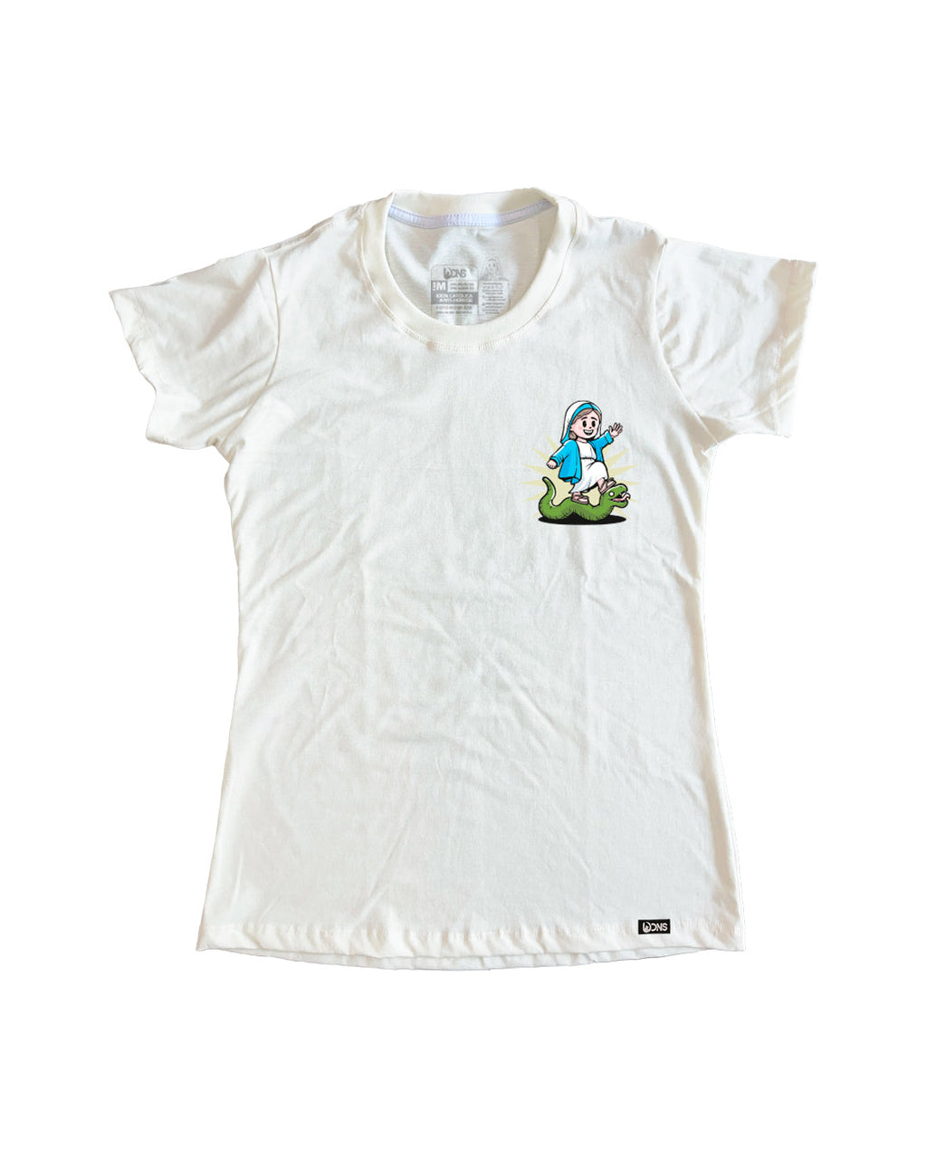 Baby Look Maria passa à frente Retrô - Off-White ref 3249