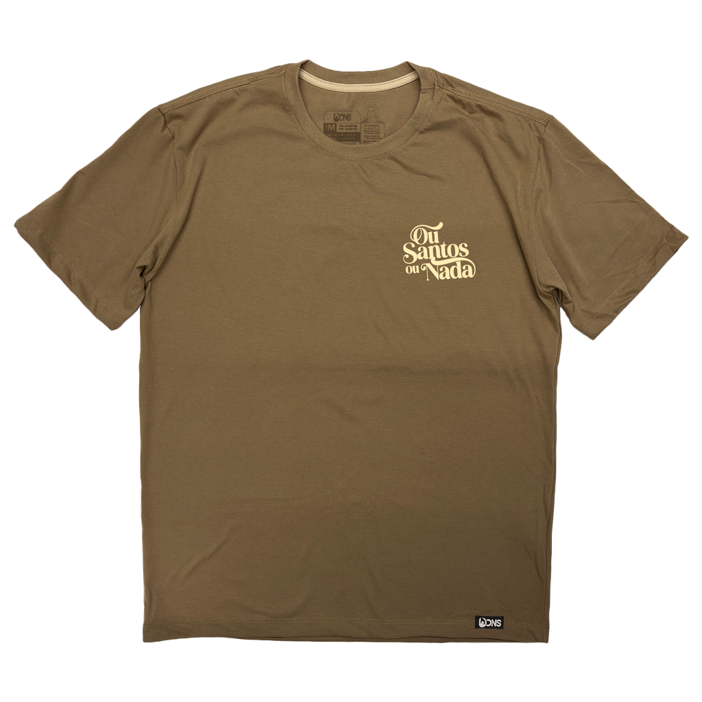 Camiseta Oversized Ou Santos ou Nada - Mocha ref 3201