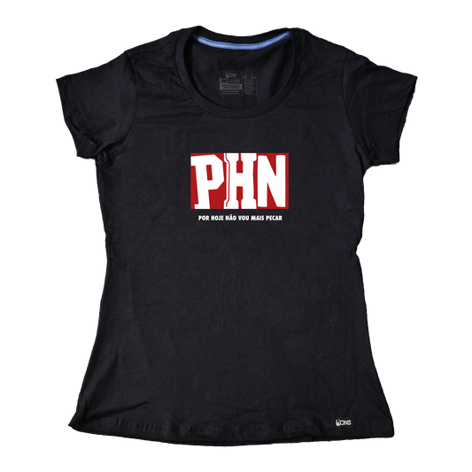 Women’s Fitted Tee Coleção PHN - Preto ref 3255