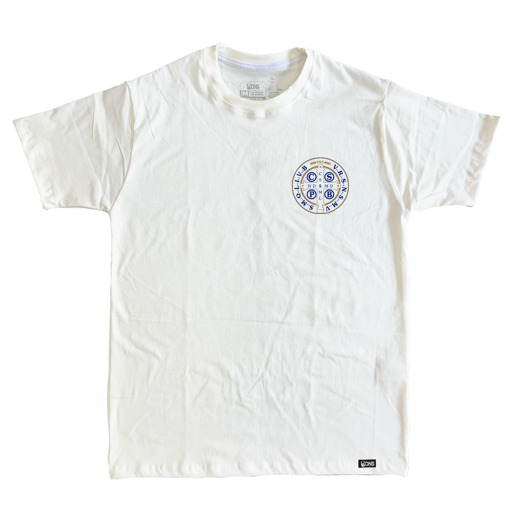 Camiseta Medalhão São Bento - Off White ref 3226