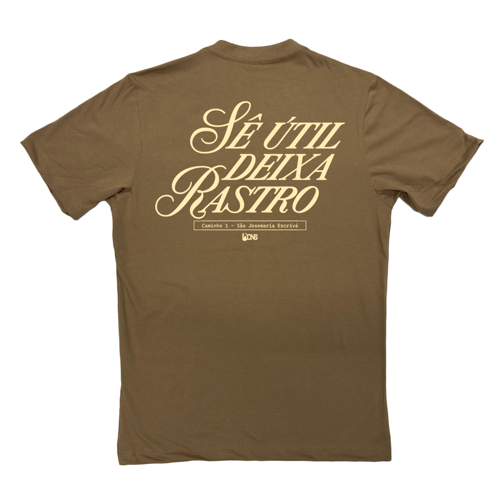 Camiseta Sê útil deixa Rastro ref 3241
