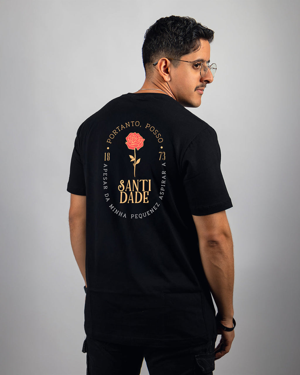 Camiseta Oversized Santa Terezinha Retrô - ref 3248