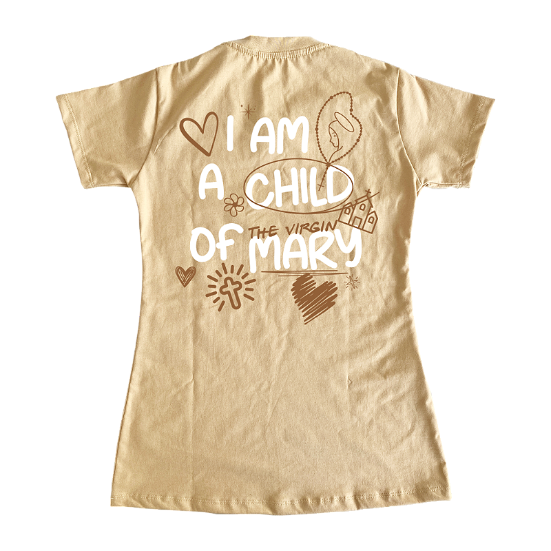 Women’s Fitted Tee – Daughter of Mary - Ref. 268