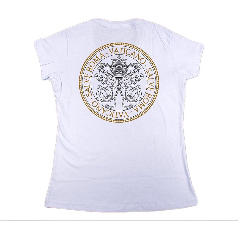 Women’s Fitted Tee – Usedons Vatican “Hail Rome”