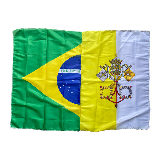 Brazil & Vatican Flag – 130 x 90 cm